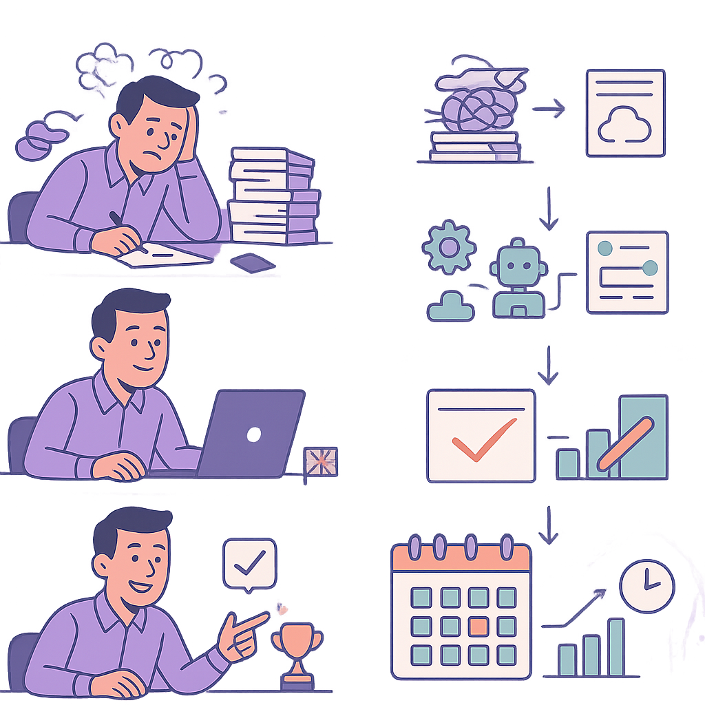 Compliance training tracking automation guide for UK SMEs illustration.