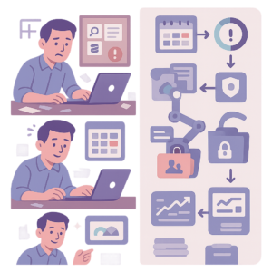 GDPR data retention automation workflow for UK SMEs compliance.