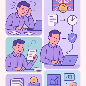 Automating vendor invoice processing for UK small businesses to speed payments and reduce errors illustration.